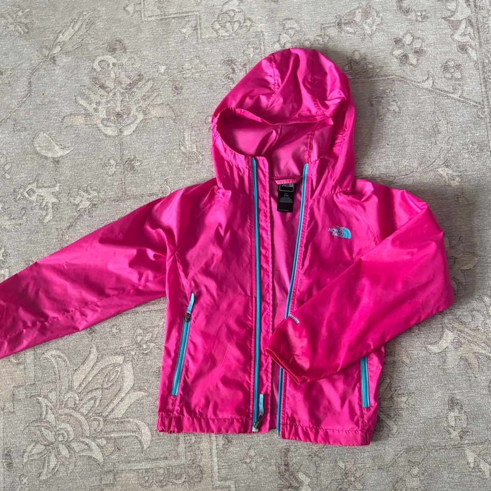 The North Face Kids Pink Raincoat